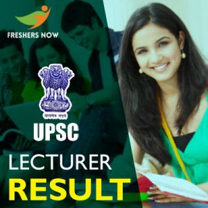 Union PSC Lecturer Result 2019