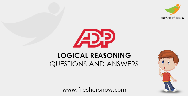 Adp Logical Reasoning Questions And Answers For Freshers Pdf