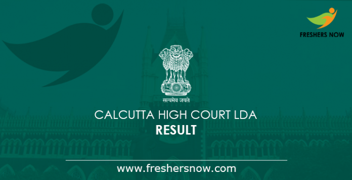 Calcutta High Court LDA Result 2019