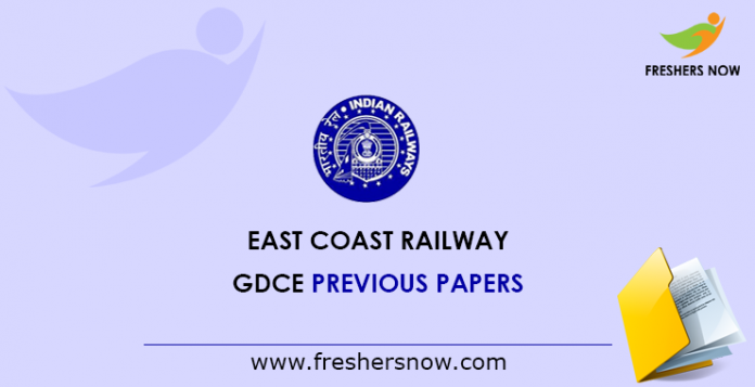 East Coast Railway GDCE Previous Papers