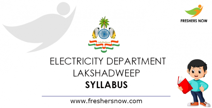 Electricity Department Lakshadweep Syllabus 2019