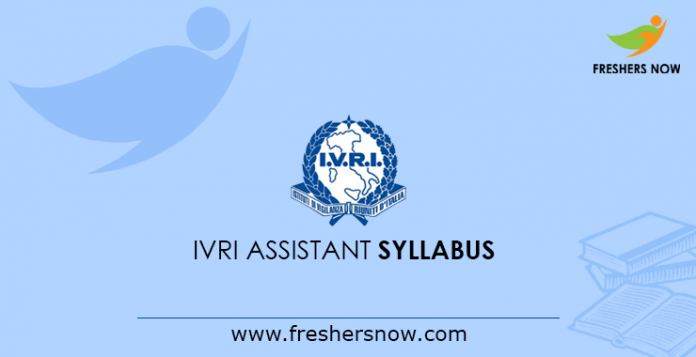 IVRI Assistant Syllabus 2019