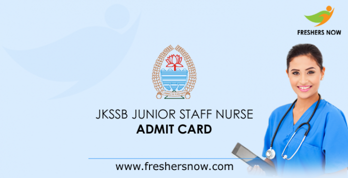 JKSSB Junior Staff Nurse Admit Card 2020 (Released ...