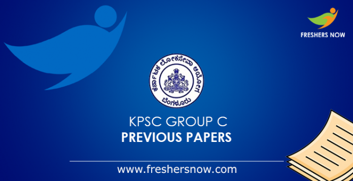 KPSC Group C Previous Papers