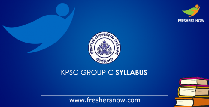 KPSC Group C Syllabus 2019