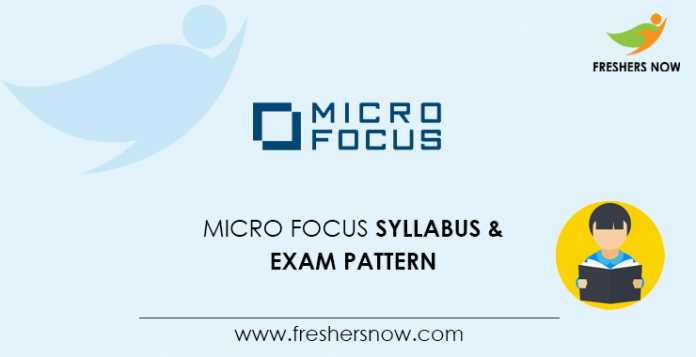 Micro Focus Syllabus 2020