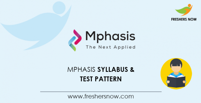 Mphasis Syllabus 2020