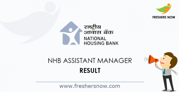 NHB Assistant Manager Result