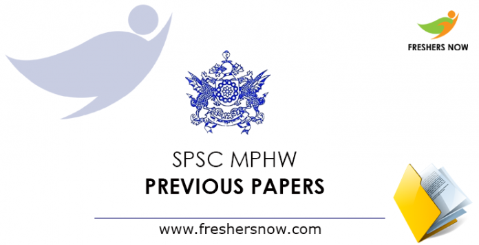 SPSC MPHW Previous Papers