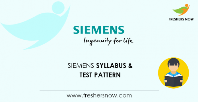 Siemens Syllabus 2020