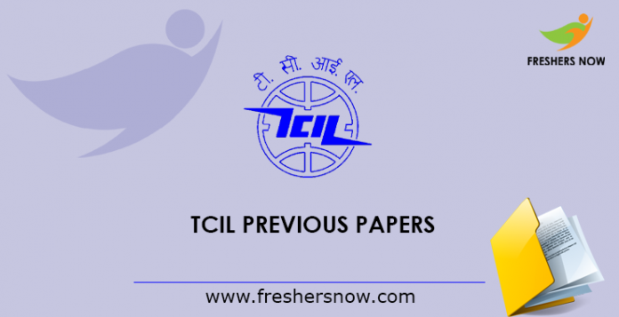 TCIL Previous Papers