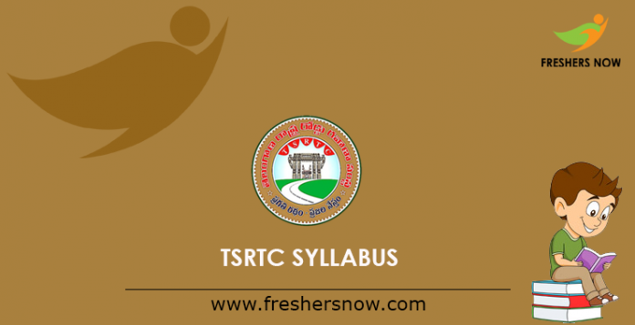 TSRTC Syllabus 2019