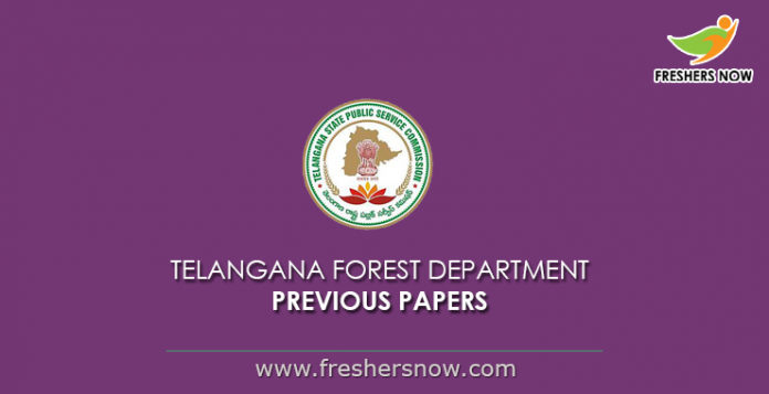 Telangana Forest Department Previous Papers