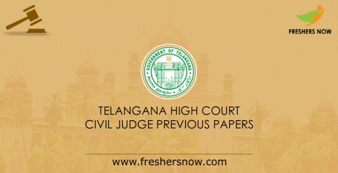 Telangana High Court Civil Judge Previous Papers