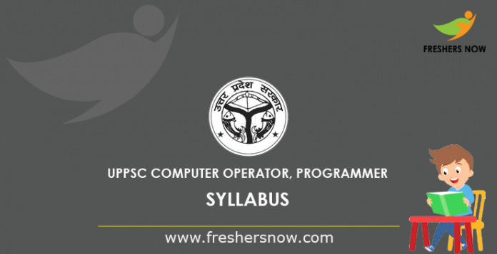 UPPSC Computer Operator Syllabus 2019