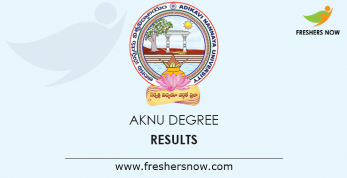 AKNU Degree Results