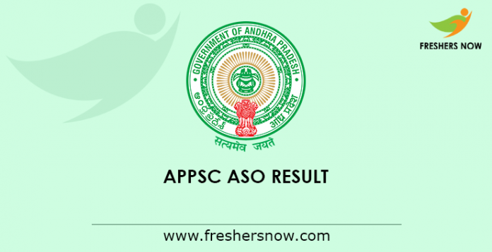 APPSC ASO Result 2019
