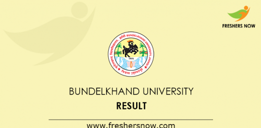 Bundelkhand University Result 2019