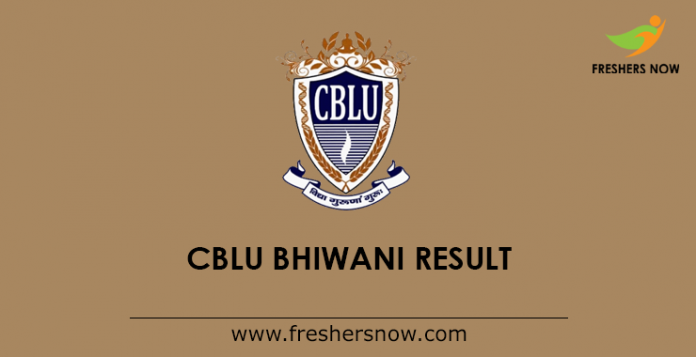 CBLU Bhiwani Result