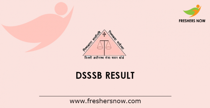 DSSSB AE, JE Result 2019