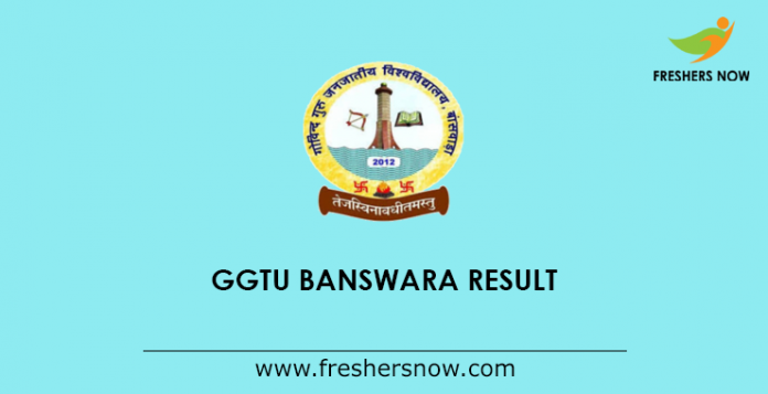 GGTU Banswara Result