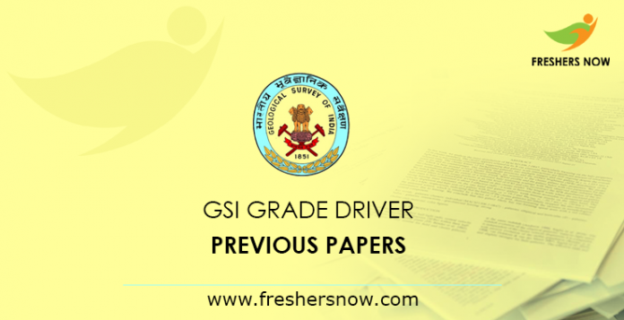 GSI Grade Driver Previous Papers