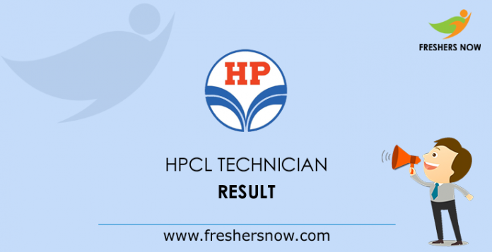 HPCL Technician Result 2019