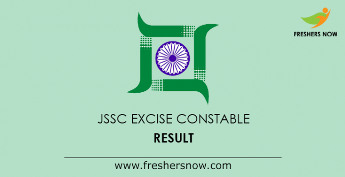JSSC Excise Constable Result 2019