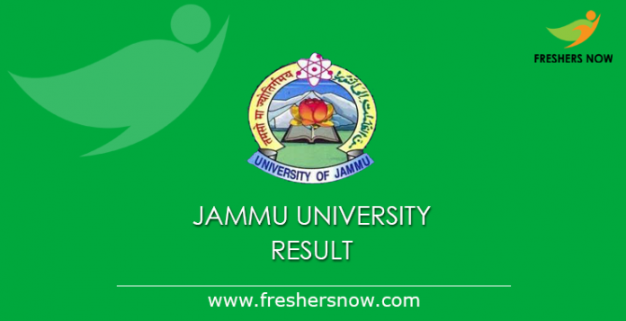 Jammu University Results 2021 Out B Sc Ba B Com M A M Com