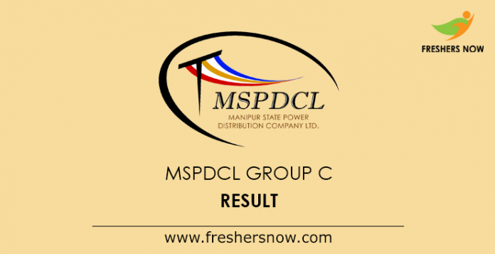 MSPDCL Group C Result 2019