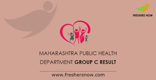 Maharashtra Public Health Department Group C Result