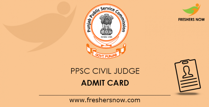 PPSC Civil Judge Admit Card 2019