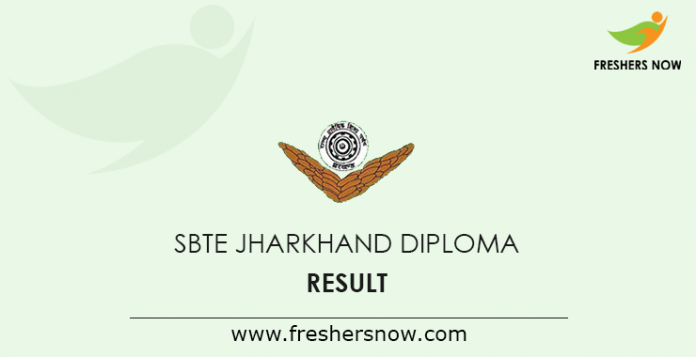 SBTE Jharkhand Diploma Result 2019