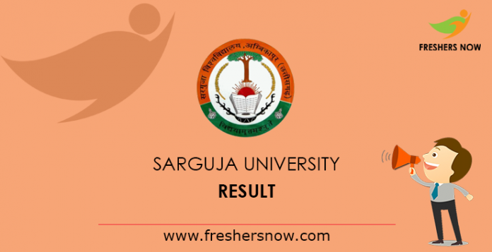 Sarguja University Results