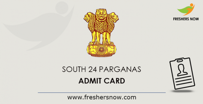 South 24 Parganas Admit Card