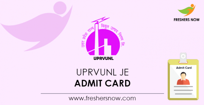 UPRVUNL-JE-Admit-Card