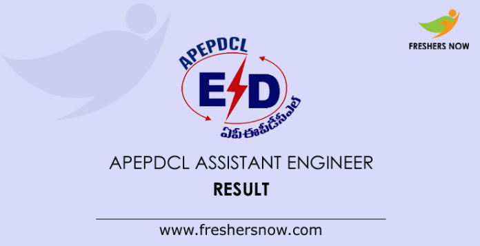 APEPDCL Assistant Engineer Result 2019