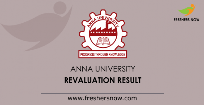 Anna University Revaluation Results 2019