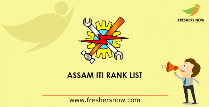Assam ITI Rank List 2019