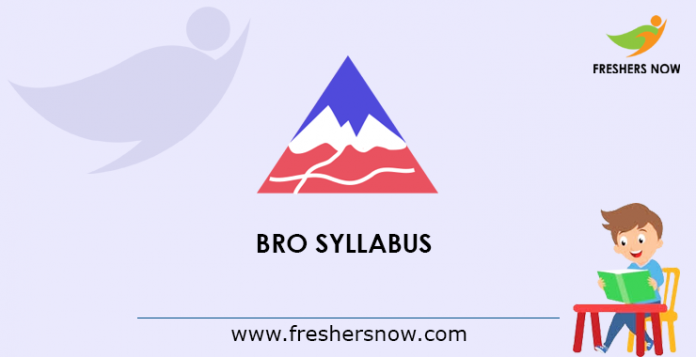 BRO Syllabus 2019