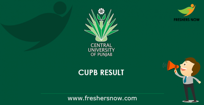 CUPB Result 2019