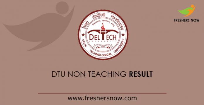 DTU Non Teaching Result 2019