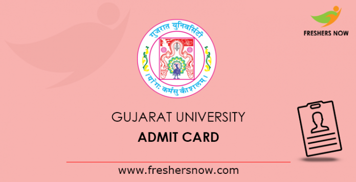 Gujarat University Admit Card