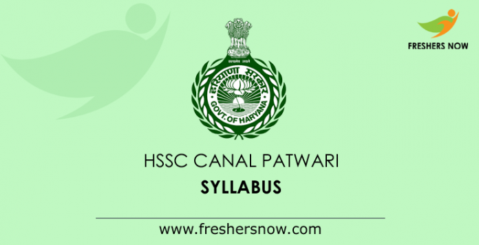 HSSC-Canal-Patwari-Syllabus