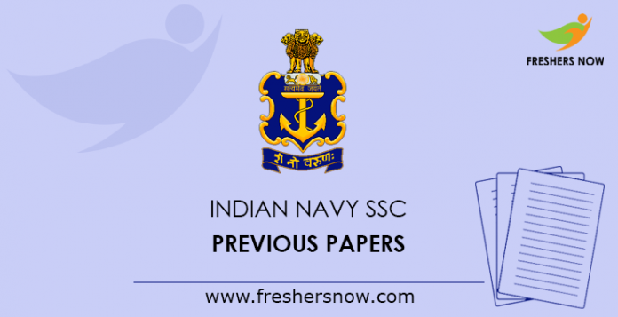 Indian Navy SSC Previous Papers