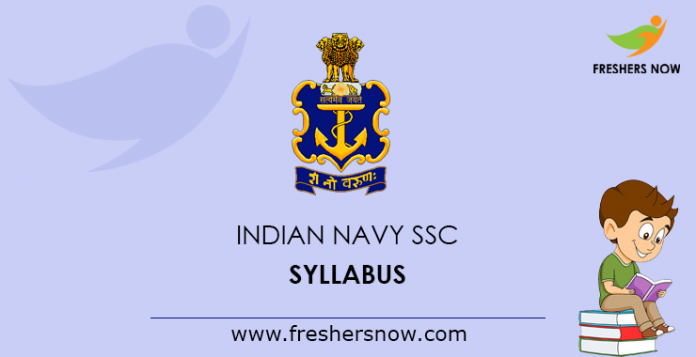 Indian Navy SSC Syllabus 2019