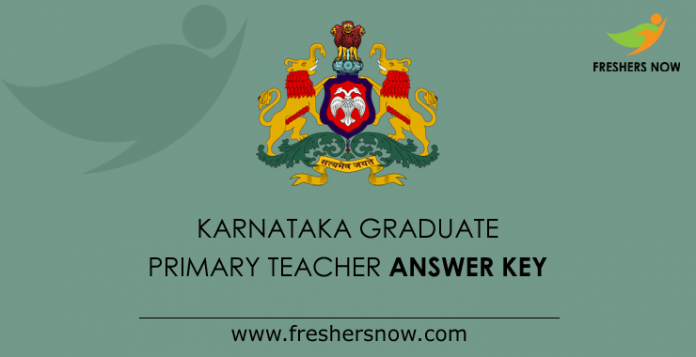 Karnataka Graduate Primary Teacher Answer Key