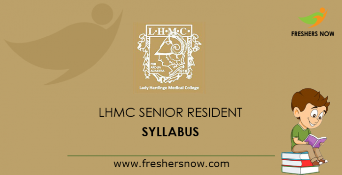 LHMC Senior Resident Syllabus 2019
