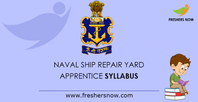 Naval Ship Repair Yard Apprentice Syllabus 2019