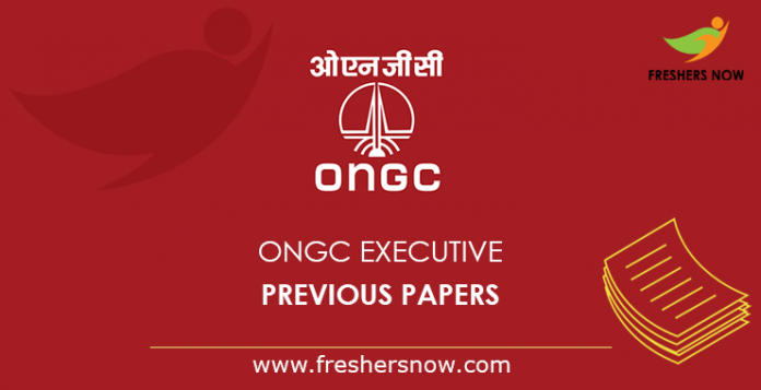 ONGC Executive Previous Papers